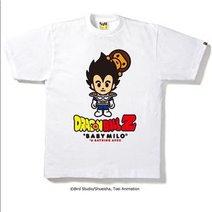 Bape x Dragon-ball Z Goku T-Shirt White Large
